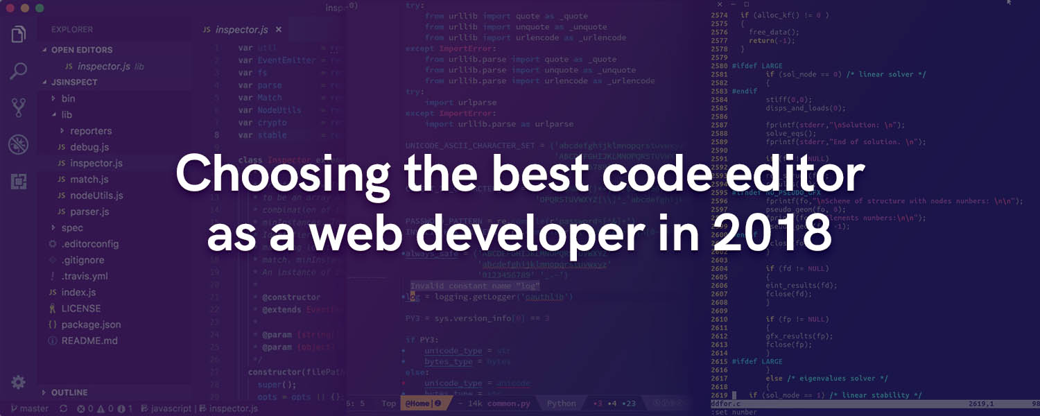 Choosing The Best Code Editor As A Web Developer In 19 Designrevision